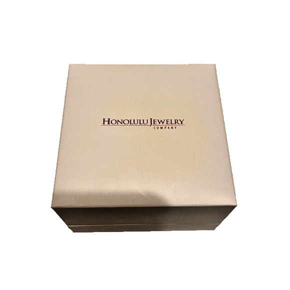 NIB Honolulu Jewelry Co Voila .925 Sterling Hawaiian Plumeria Scroll Watch - Picture 2 of 7